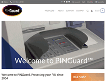 Tablet Screenshot of pinguard.com
